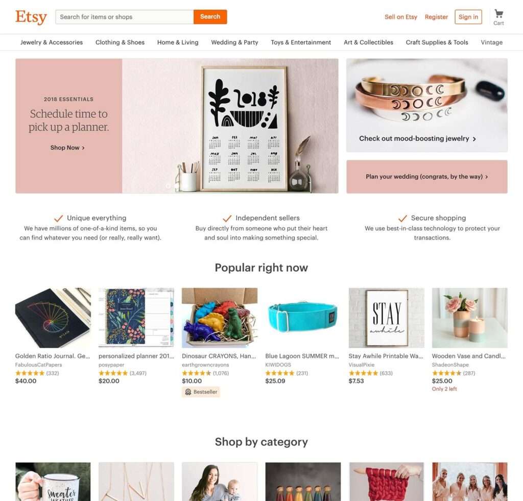 E-commerce Website with Shopping Cart Features​