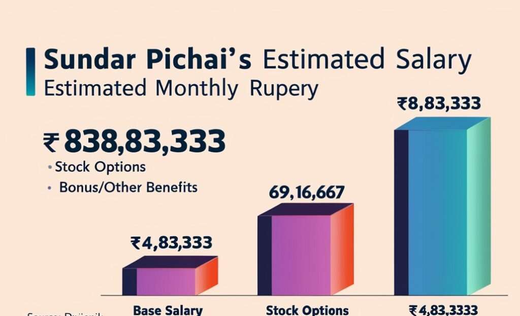 Sundar Pichai Salary Per Month in Rupees